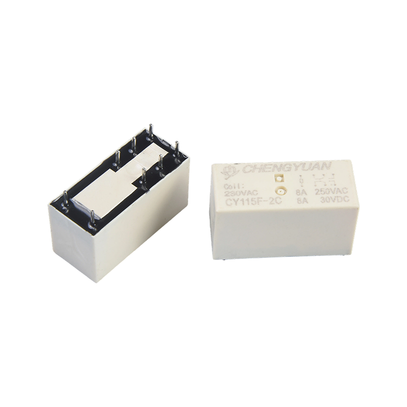 Relai CY115F2, Relai PCB DPDT, Relai JQX-115F,8A 0.4W 8PIN, Relai PCB 2C. Relai Daya 115F