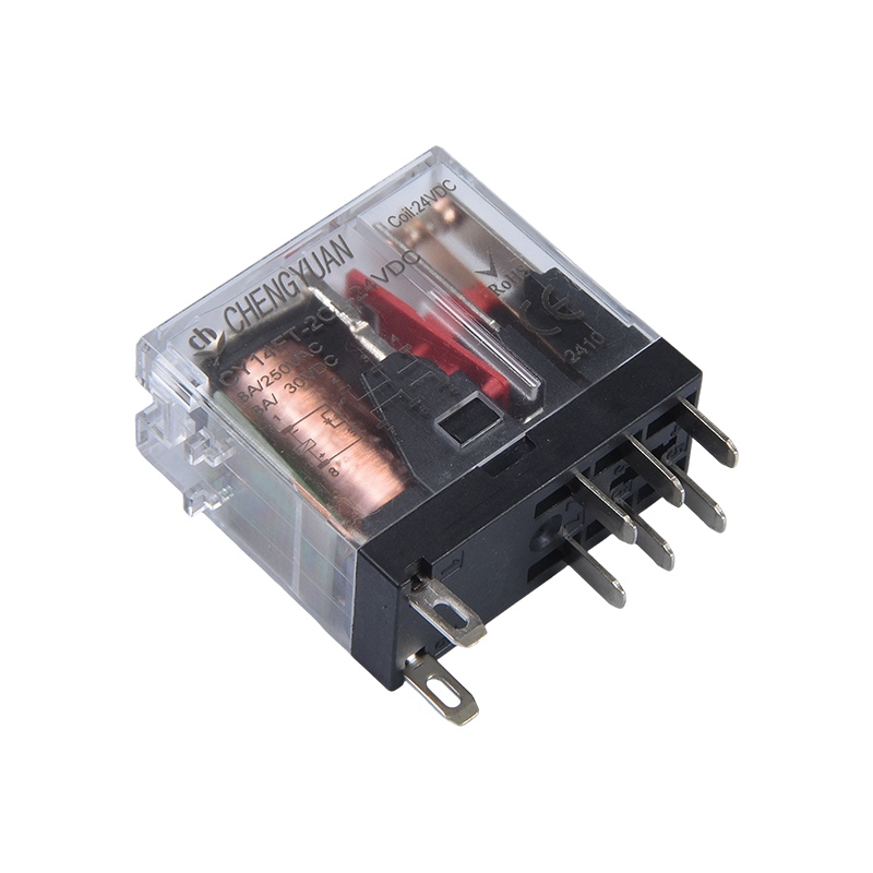 Relai CY14FT-2CL, Relai DPDT, Relai kaki lebar 14F, Relai Daya 8A 5PIN.