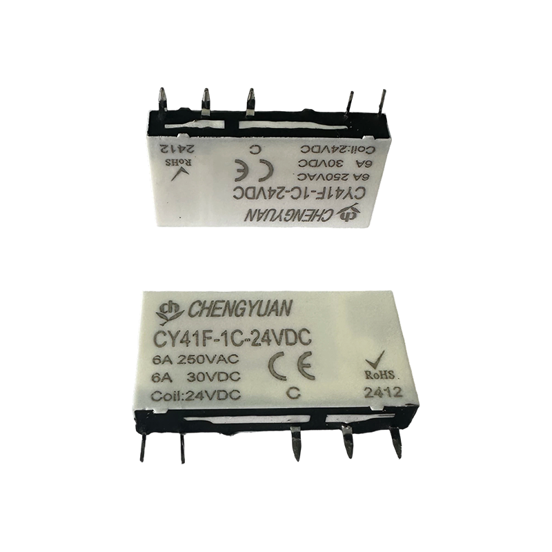 Relai CY41F, Relai Daya Ramping, Relai 41F, Relai Sinyal, Relai Kecil 5PIN PCB 6A.