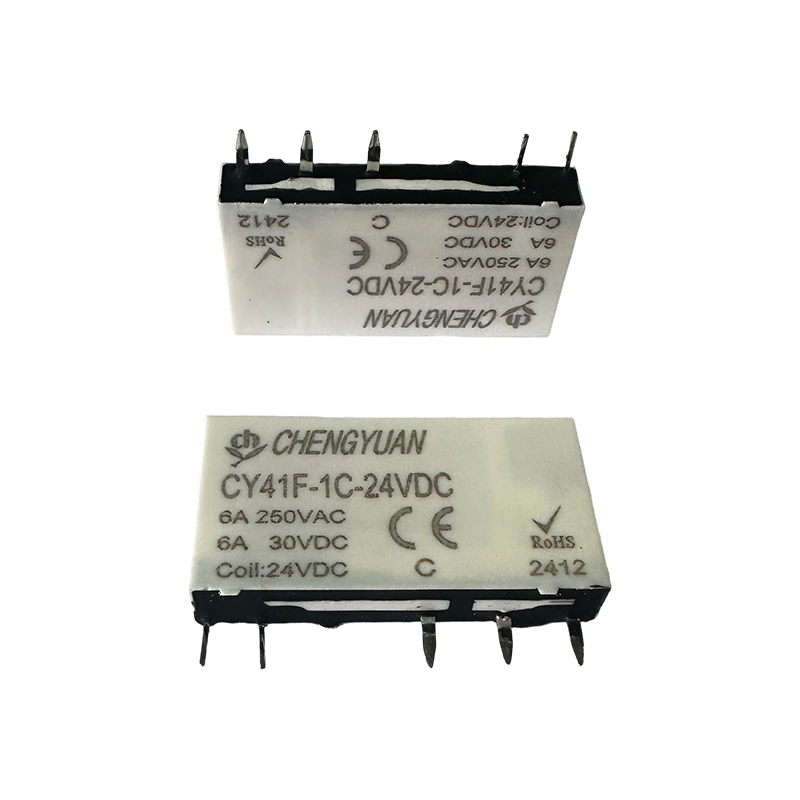 Relai CY41F, Relai Daya Ramping, Relai 41F, Relai Sinyal, Relai Kecil 5PIN PCB 6A.